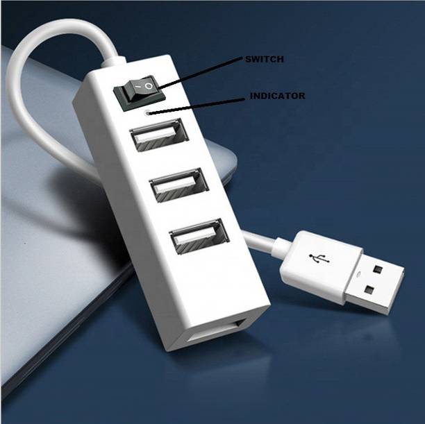 POZUB 4 USB Ports for Mobile Phone and Tablets Mini Hub...