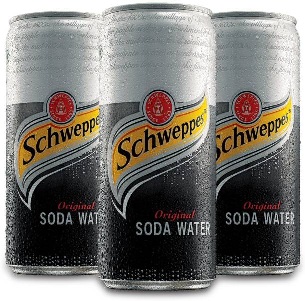 Schweppes Soda Water - Pack of 3 Can