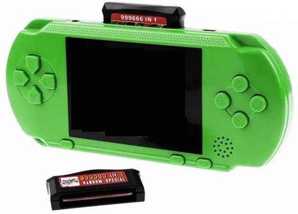 AOKO New PVP GAMING CONSOLE 1 GB with SUPER MARIO AND CONTRA (Green Color) Limited Edition