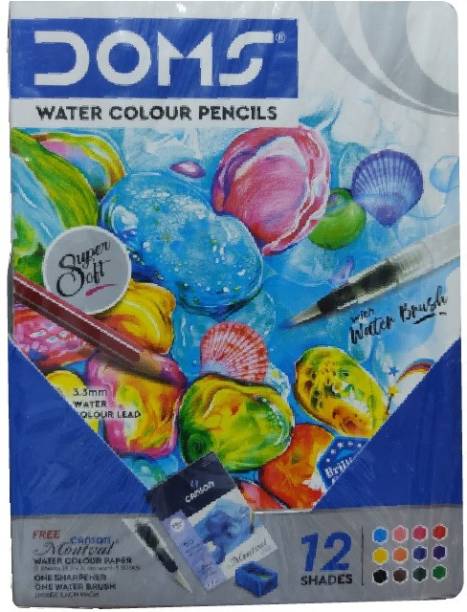 DOMS Water Multicolor Shaped Color Pencils