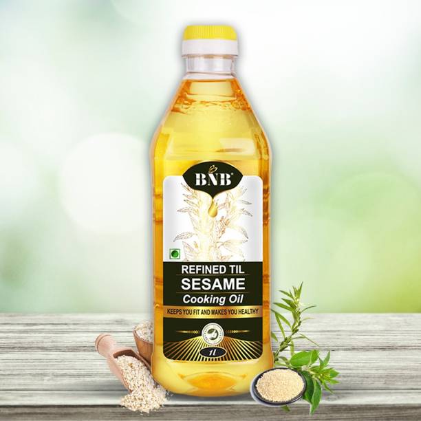 BNB Refined Sesame oil | Til Oil | Gingelly Oil | Cooking Oil| Deep Frying Oil Sesame Oil PET Bottle