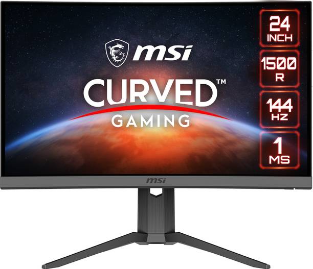 MSI Optix 60.45 cm (23.8 inch) Curved Full HD VA Panel Gaming Monitor (Optix G24C6P)