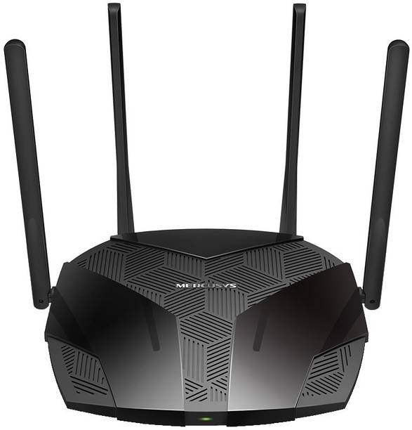 Mercusys MR70X WiFi 6 Wi-Fi 6 Router 2.4 GHz, 5 GHz 1800 Mbps Wifi Speed Dual Band External Antenna Ethernet (Cable Broadband)