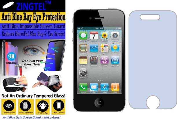 ZINGTEL Impossible Screen Guard for APPLE IPHONE 4S (Impossible UV AntiBlue Light)