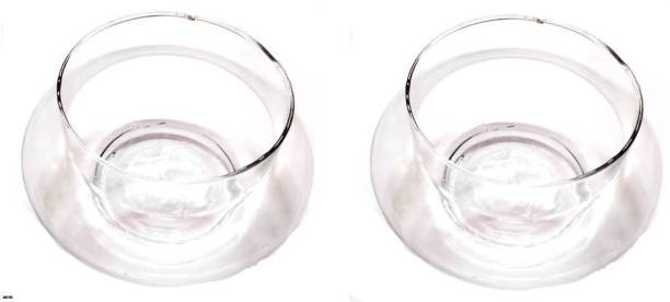 Hive Dive Bamboo JAR/Candy JAR/Glass Pot/JAR (4") Glass Vase (4.72 inch, White) Glass Vase
