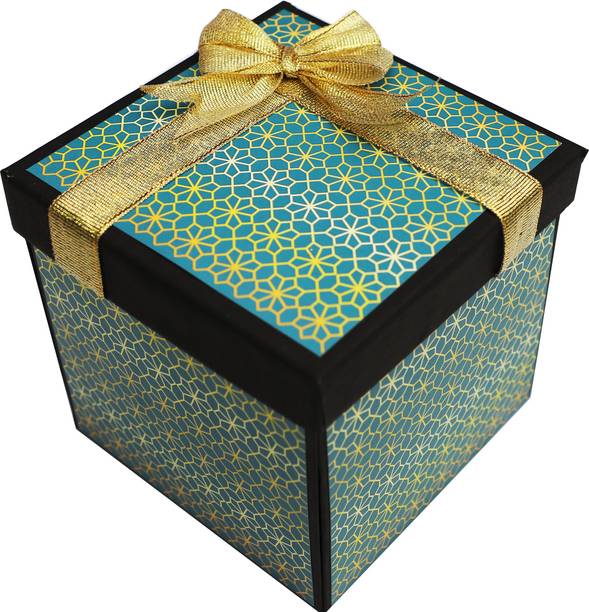 AKSHAJ GIFTS 3 Layered Grass Green Chocolate Love Explosion Gift Box Greeting Card