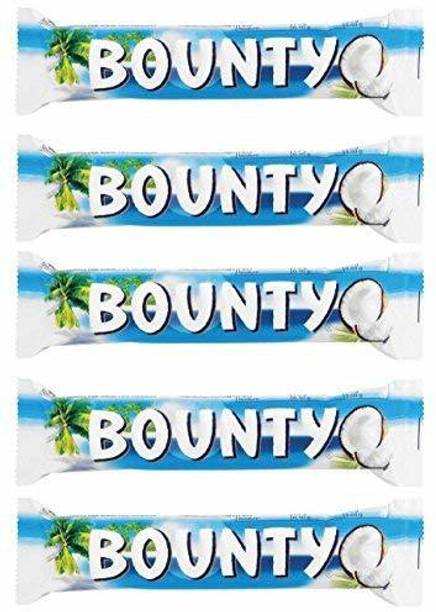 BOUNTY Chocolate 57g Pack of 5 Bars