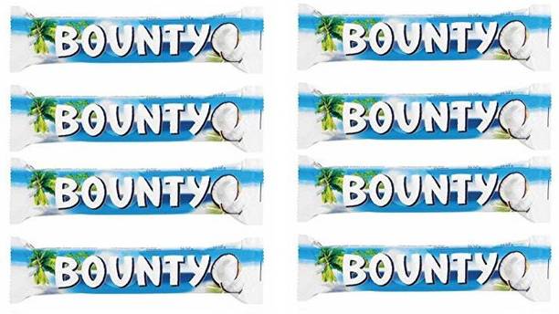 BOUNTY Chocolate 57g Pack of 8 Bars