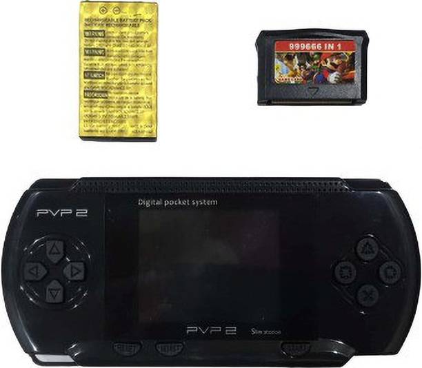 Clubics PVP2 - Video Game for Kids 8bit (Black) with Super Mario, Contra 1 GB with Super Mario Limited Edition