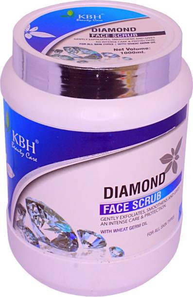 kbh Diamond Face Scrub 1Kg For Exfoliating with Wheat G...