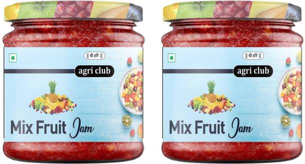 AGRI CLUB Super Mix Fruit Jam ( each 200g ) 400 g