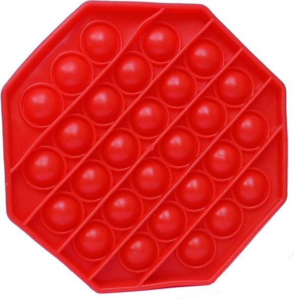 Synlark Push Pop Bubble Sensory Fidget Toy Set ,Pop It Push Pop Silicone -Relief Items Popper Fidget Educational Toys, Autism Special Needs Silicone Stress Relief Toy, Family and Friends ( Multi-Shapes)