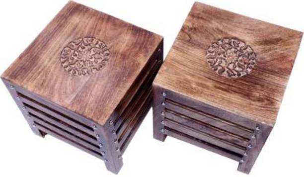 Artesia Solid Wood Side Table