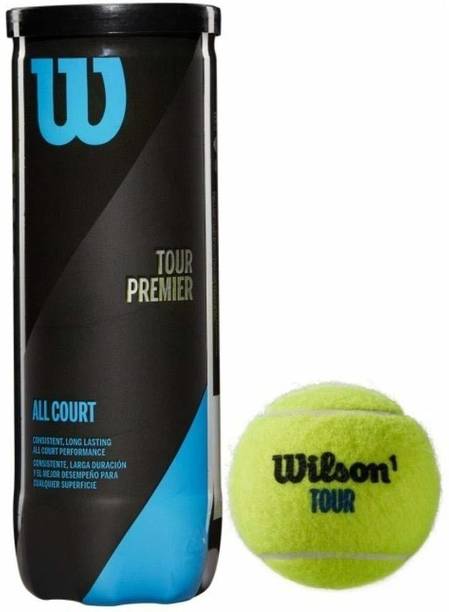 WILSON Tour Premier Lawn Synthetic Tennis Balls, 1-CAN (Yellow) Tennis Ball