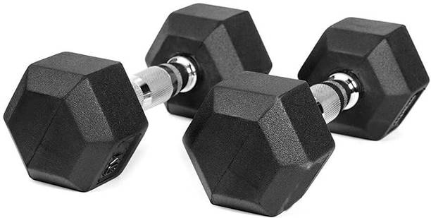 ALPHA (5kg * 2pcs) HEX DUMBBELL Fixed Weight Dumbbell