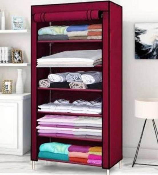 TINNITUS Long Shoe Rack PVC Collapsible Wardrobe