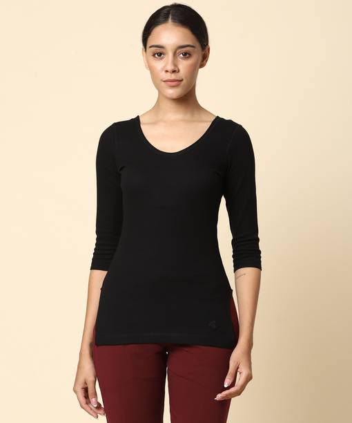 Black Womens Thermals Buy Black Womens Thermals Online at Best Prices