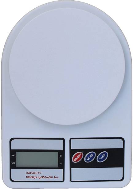 Glun Multipurpose Portable Electronic Digital Weighing Scale Weight Machine (10 Kg - with Back Light) Weighing Scale