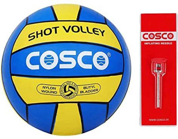 COSCO SHOT VOLLEYBALL WITH 1 AIR PIN SIZE 4 Volleyball - Size: 4