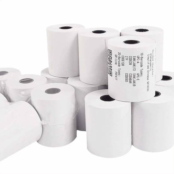 VSA Thermal paper roll / Billing Machine Roll 3 inch (Set of 6 Rolls) Thermal Cash Register Paper
