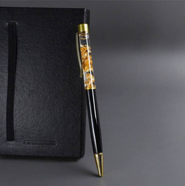 Hayman Luxury with 24K Gold Flakes Ball Pen