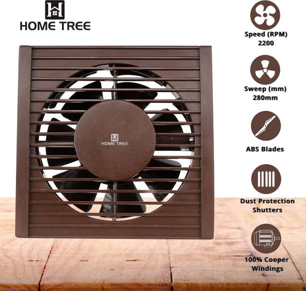 Home Tree Ultra 6 inch New Ventilation fan with 1 Year Warranty Anti Dust 150 mm Exhaust Fan
