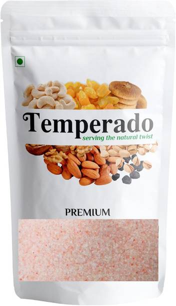 Temperado Spices Himayalan Pink Salt | Sendha Namak| Organic| Fine Grains | No Chemicals|Traces of 84+ Minerals|For Healthy Cooking|Substitute of White Salt| 500gm Himalayan Pink Salt