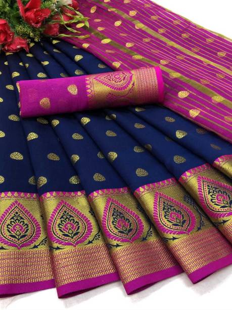 Paisley Banarasi Pure Silk Saree Price in India