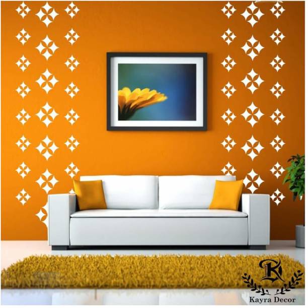 Kayra Decor Modern Wall Design Stencils for Wall Painting for Home Wall Decoration � Suitable for Room Decor, Ceiling, Craft and Floors (16 inch x 24 inch) (KHS234) KHS234 Wall Arts Stencil