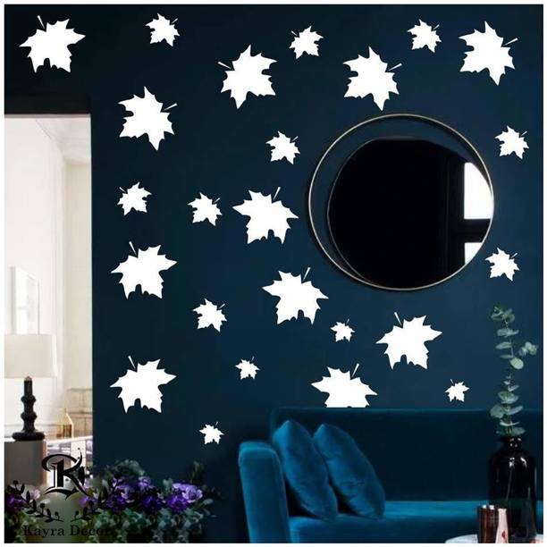 Kayra Decor Maple Leaf Wall Design Stencils for Wall Painting for Home Wall Decoration Suitable for Room Decor, Ceiling and Craft (16 inch x 24 inch) (KHS247) KHS247 Wall Arts Stencil
