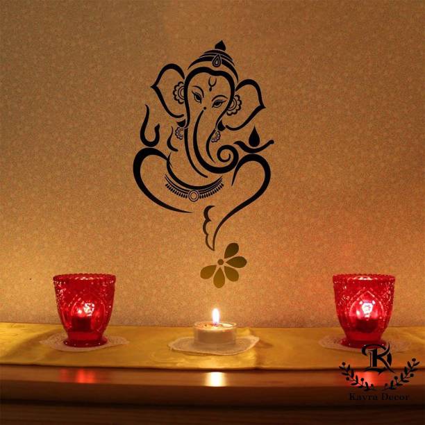 Kayra Decor Shree Ganesh Wall Design Stencils for Wall Painting for Home Wall Decoration Suitable for Room Decor, Ceiling and Craft (16 inch x 24 inch) (KHS359) KHS359 Wall Arts Stencil