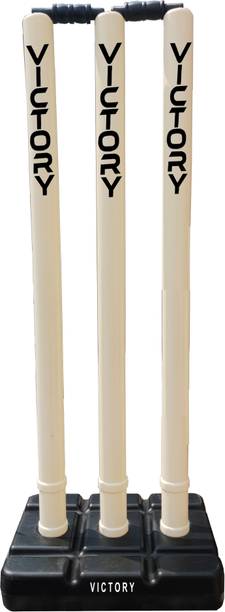 VICTORY Heavy Cricket Wickets , Cricket Stump Set - 3 S...