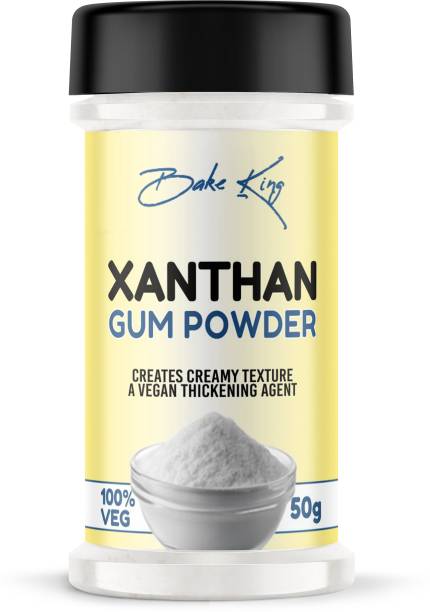 Bake King Xanthan Gum Powder 50gm (Thickening Agent, Binding Agent & Stabilizer for Food) Food Grade Quality. Xanthan Gum Powder for soups, Gluten Free Baking, Keto Diet. Xanthun Gum 50gm Baking Powder Baking Powder
