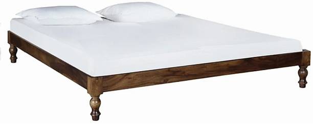 woodendecor Solid Wood Queen Bed