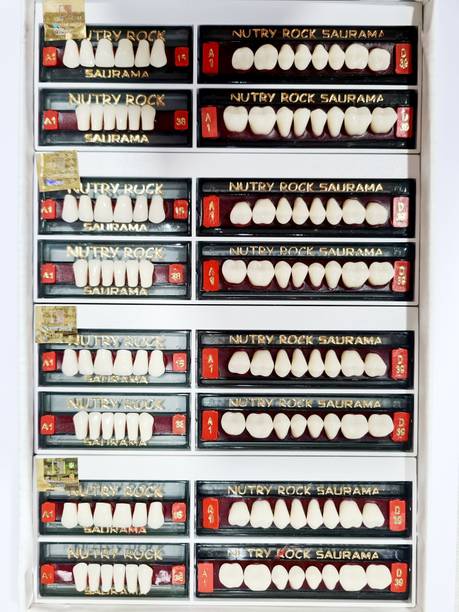pyrax Dental Acrylic Teeth Kit Sets Shade Of Teeth A1 Dental Elevator