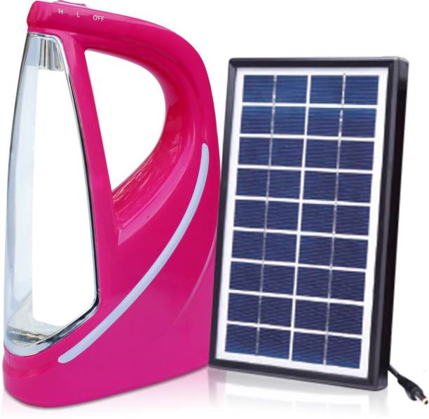 Make Ur Wish LED Rechargeable Lantern Home Emergency Light with Eco Friendly Solar panel (9V+ 3 W) Lantern Emergency Light