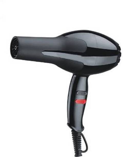 UKSTYLZ 2888 Salon Stylish Hair Dryer with Black Nozzle 2 Speed Settings (1500 Watts), Black Hair Dryer
