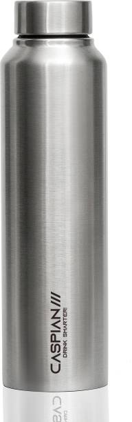 CASPIAN /// CASPIAN Astra Stainless Steel Fridge Water Bottle, 1000 ML, Set of 1, Silver 1000 ml Bottle