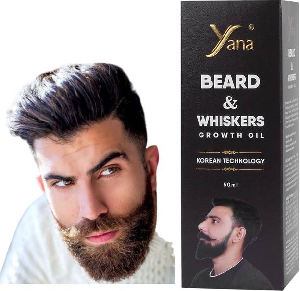 Yana 100% Natural Beard Growth Oil- For Stimulating fast Beard Growth Hair Oil For Men BEARD Oil Hair Oil