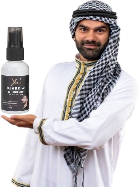 Yana Beard Growth Hair Oil For Men Stimulating long beard Hair Oil 100% Natural Beard Growth Oil- For fast Hair Oil