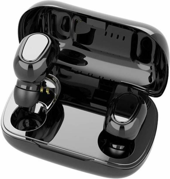 Crozier Wireless Earphone High Bass Bluetooth Ear Buds Black Pack of 1 Bluetooth Gaming
