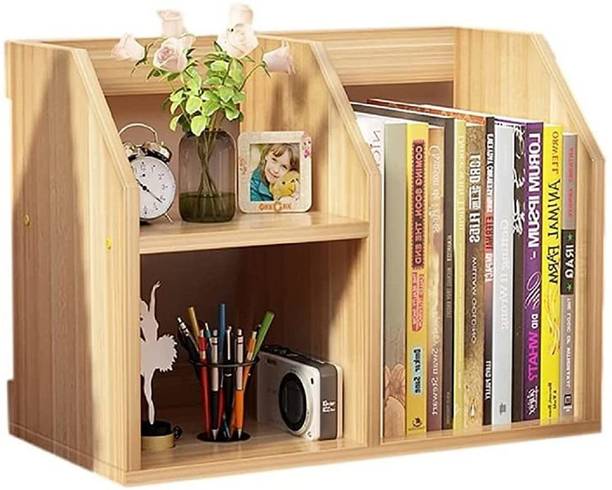 UniAart Engineered Wood Open Book Shelf