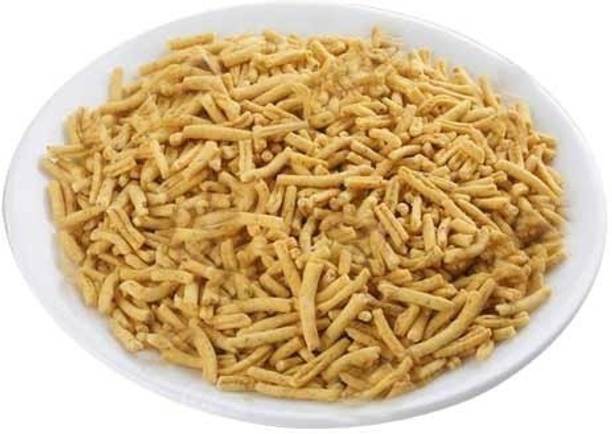 FreshoCartz Spicy Ratlami Sev | Ratlami Namkeen | Ratalami Sev Namkin | Organic Besan Bhujia Long Sev Snack | Crispy and Crunchy | Fried in Cold Pressed Groundnut Oil | Healthy Indian Snacks
