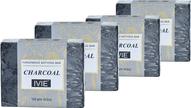 IVIE Charcoal Handmade Bathing Bar Soap