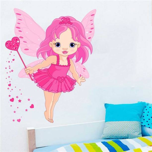 rawpockets 1 cm Baby Angel Wall Sticker Removable Sticker