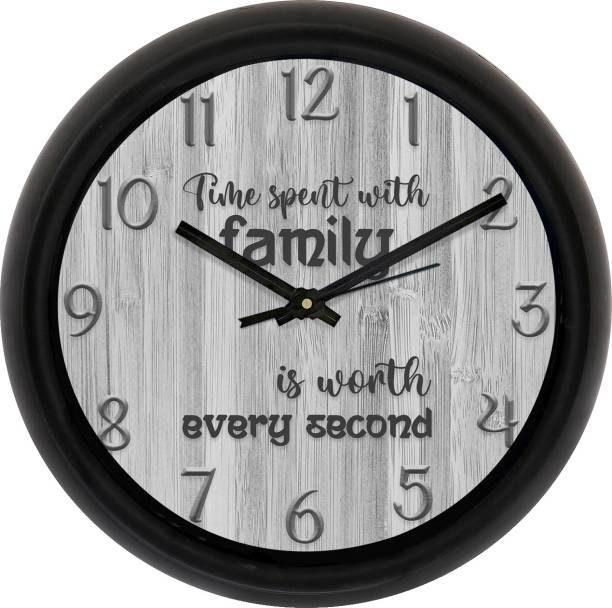 eCraftIndia Analog 31.75 cm X 31.75 cm Wall Clock