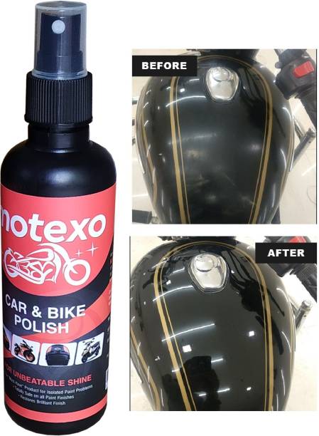 MOTEXO Liquid Car Polish for Exterior, Dashboard, Chrome Accent, Bumper, Leather, Metal Parts