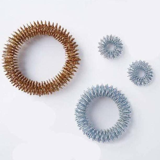PMW Acupressure Health Care System - Suzok Rings - Sujok Rings - 4 Rings - 1 Leg Ring + 1 Hand Ring + 2 Finger Rings