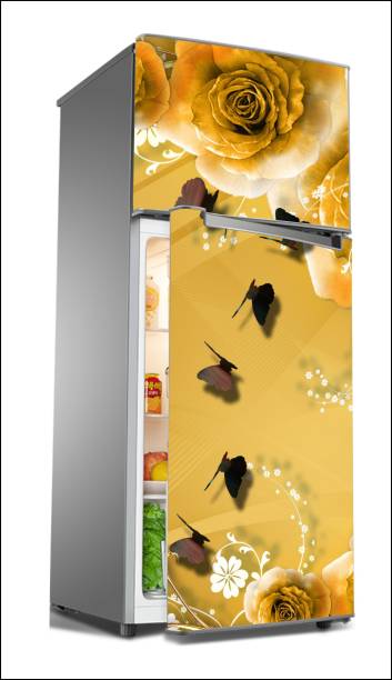 Divine studio 60 cm Decorative wallpaper poster Adhesive Vinyl sticker fridge wrap decorative sticker (pvc vinyl covering area 60cm X 160cm )FG0321 Self Adhesive Sticker