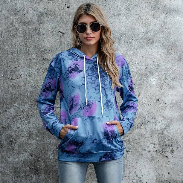 Urbanic 3/4th Sleeve Printed Women Sweatshirt
